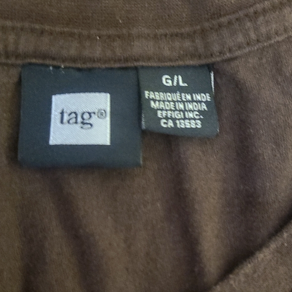 5/60 Tag Chocolate Long Sleeve Top - Picture 2 of 2